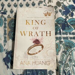 King of Wrath by Ana Huang - White & Gold Paperback